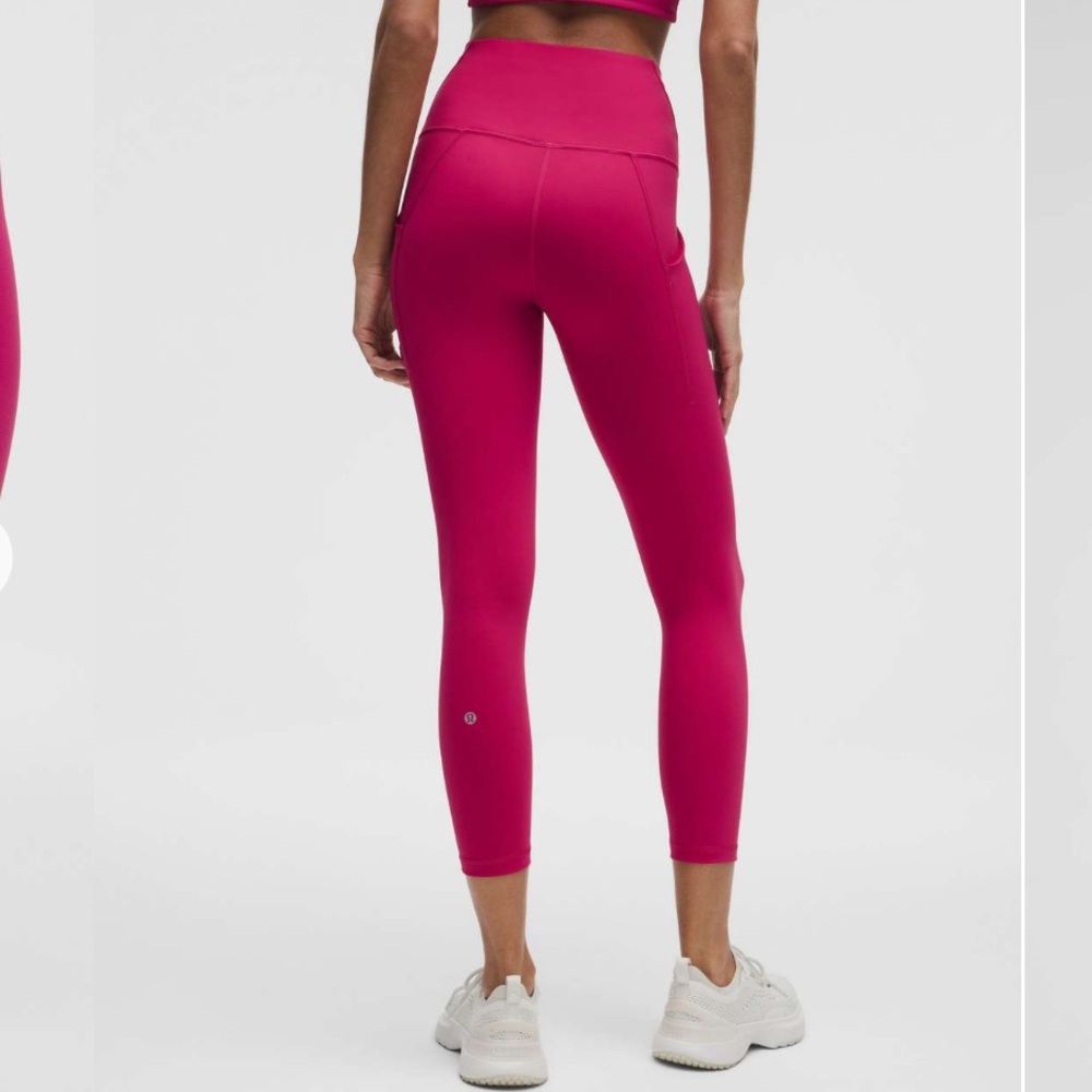 Lululemon Wunder Train High-Rise Crop with Pockets 23" - Picture 2 of 7